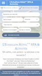 Mobile Screenshot of hotel-echaillon.com